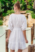 Kleid Weiß 23F-823 C FRESH COTTON